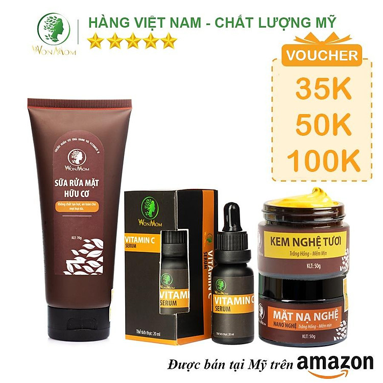 Bộ trắng da Wonmom toàn diện Uy tín Ưu đãi