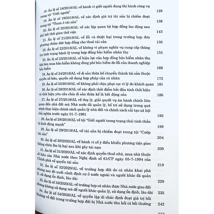 Hệ thống Án lệ Việt Nam (Hiện hành) - Từ Án lệ số 01 đến Án lệ số 72 - Ảnh 5