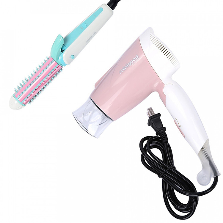 Combo Máy uốn duỗi tóc 3 trong 1 và máy sấy tóc 2 chế độ phong cách Hàn Quốc - EM143