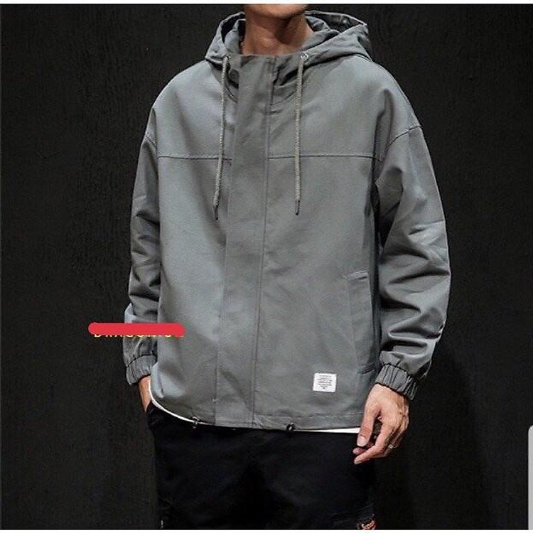 Áo khoác nam kaki chống nắng - from rộng trơn