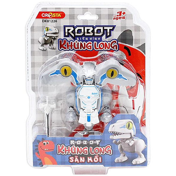 Robot Biến Hình Khủng Long Cresta DK81226 Chính hãng Giá tốt - Hình ảnh 2