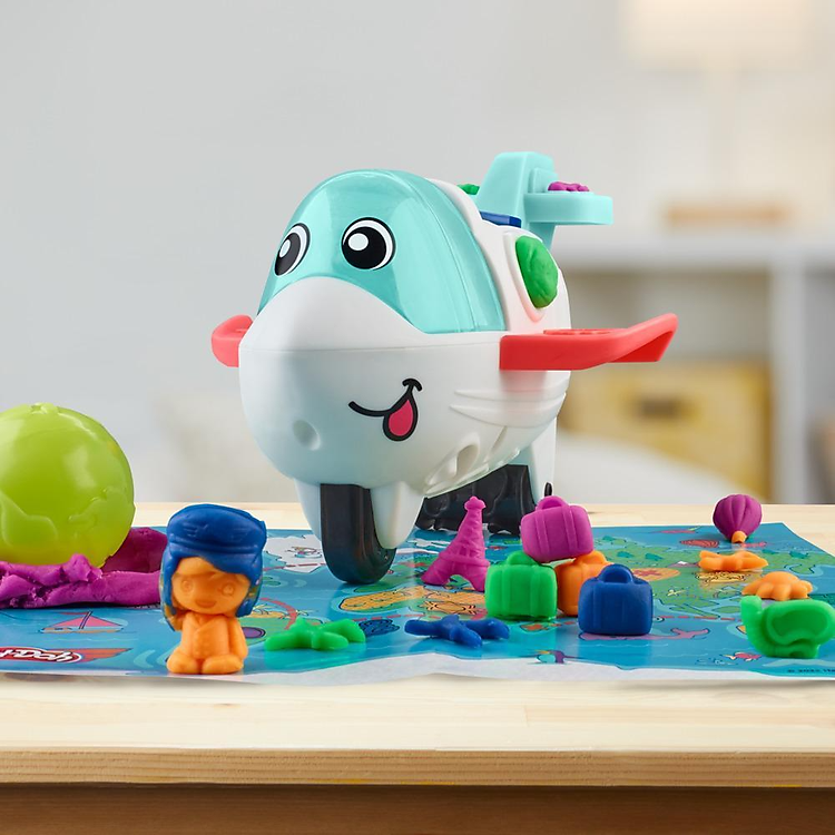 Đồ Chơi Bột Nặn Máy Bay Playdoh Chính hãng Tiết kiệm - Hình ảnh 3