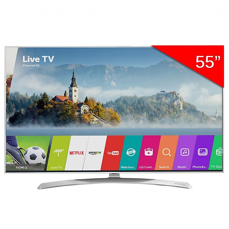 Smart Tivi LG 55 inch Super UHD 55SJ800T - Hàng Chính Hãng