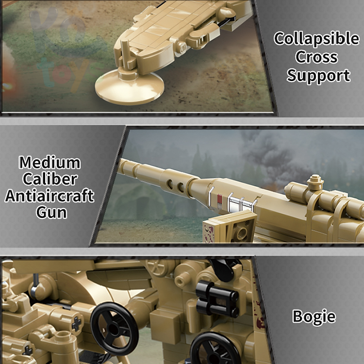 Đồ chơi xếp hình Qman 21027 - Phòng Không Chính hãng Tiết kiệm - Hình ảnh 4