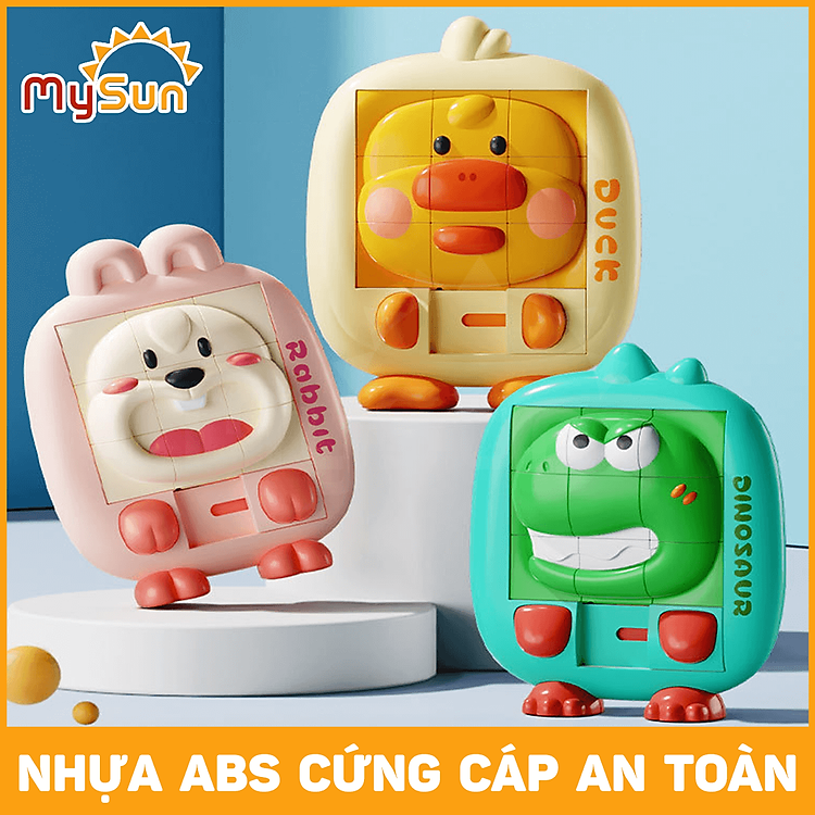 Xếp Hình 3D Thỏ Hồng Giáo Dục Chính hãng Tiết kiệm - Hình ảnh 3