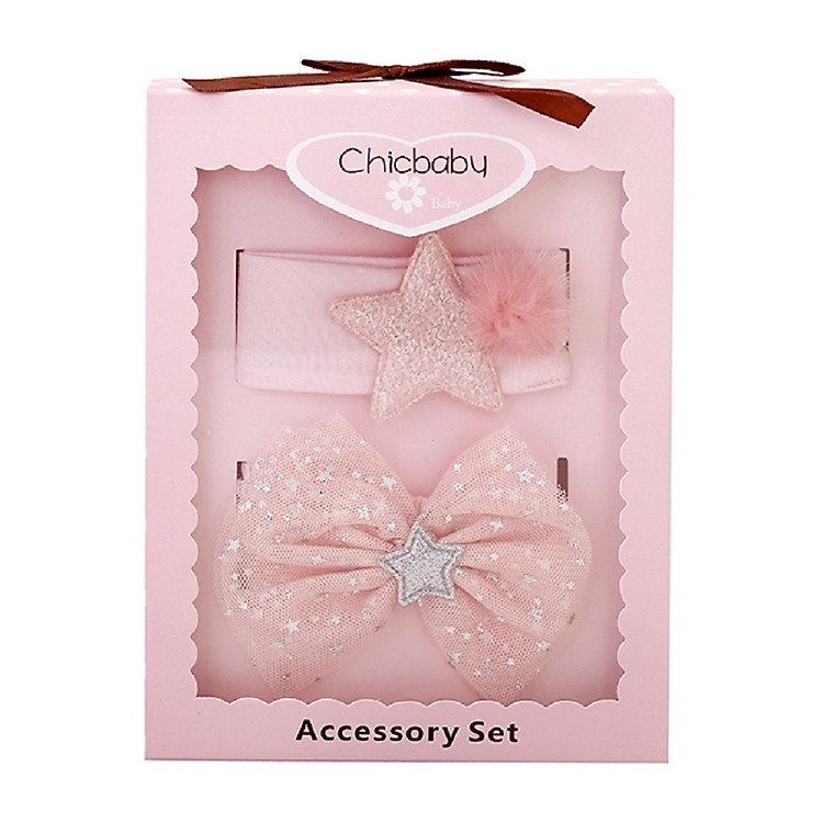 Set 3 băng đô Chicbaby cho bé gái (Giao màu ngẫu nhiên)