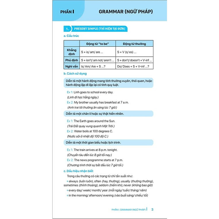 Sổ Tay Học Nhanh Toàn Diện Tiếng Anh Trung Học Cơ Sở - Ảnh 3