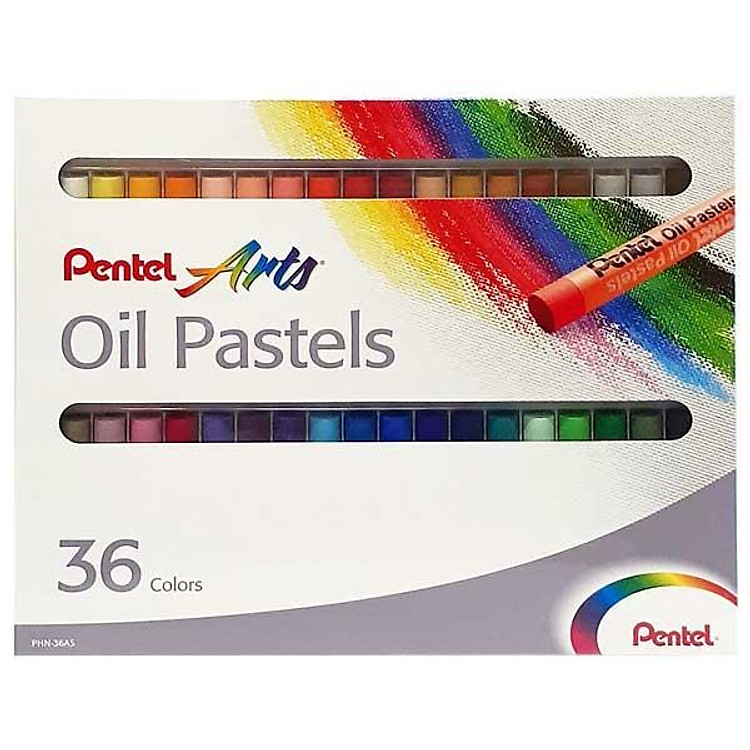 Hộp Sáp Dầu 36 Màu Pentel PHN-36AS