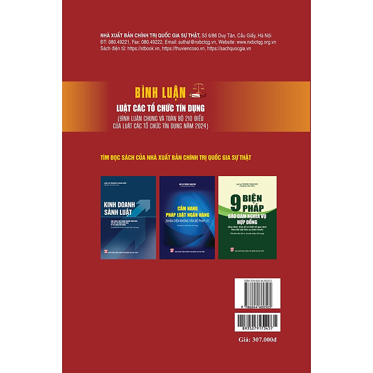 Bình luận Luật các tổ chức tín dụng (Bình luận chung và toàn bộ 210 điều của luật các tổ chức tín dụng năm 2024) - Ảnh 2