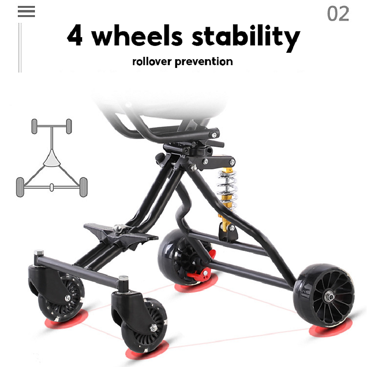 Xe đẩy gập nhẹ cho trẻ em BLC602 Chính hãng Tiết kiệm - Hình ảnh 4