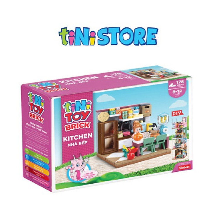 TERA - ĐỒ CHƠI LẮP RÁP NHÀ BẾP TINITOY (178 PCS)