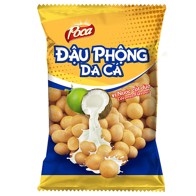 Đậu Phộng Da Cá Nutz Vị Nước Cốt Dừa 42g