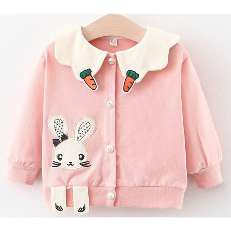 ÁO KHOÁC THUN COTTON BÉ GÁI CỰC XINH CHO BÉ 10-40KG