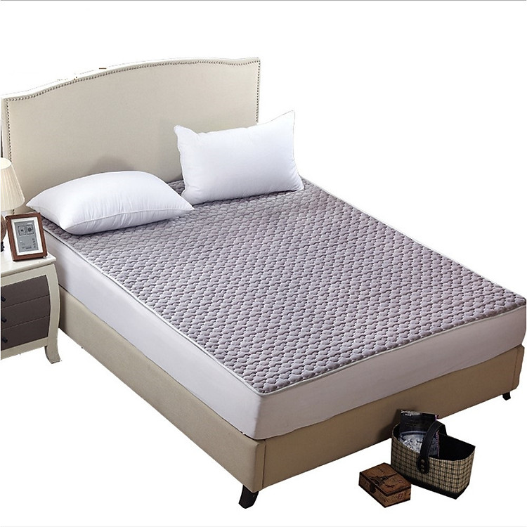 Tấm bảo vệ nệm pha lê nhung bọc thun 4 góc