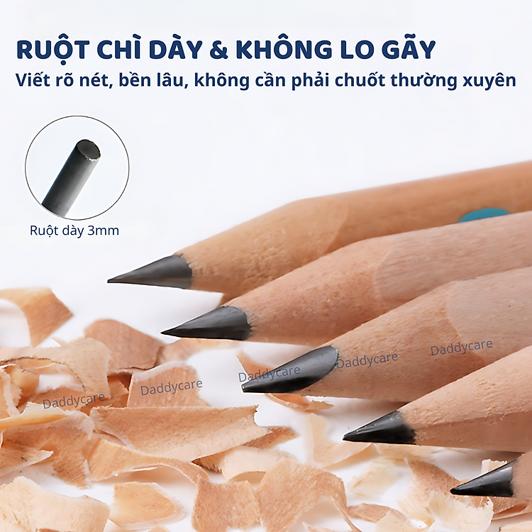 Bộ Bút Chì Mideer Triangular (6 chiếc) - Ảnh 6