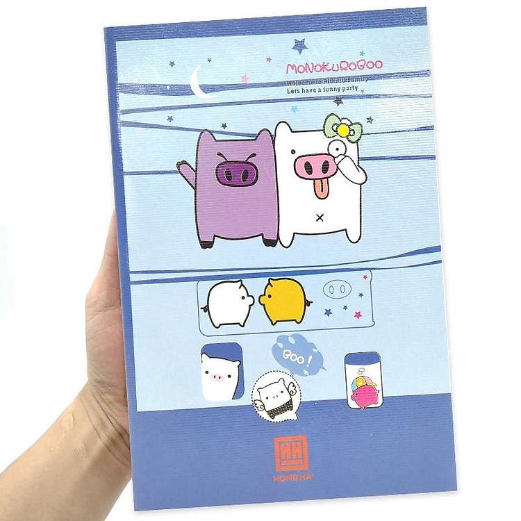Vở Hồng Hà South Star Monokuroo Boo (300 trang) - Màu Xanh - Ảnh 5