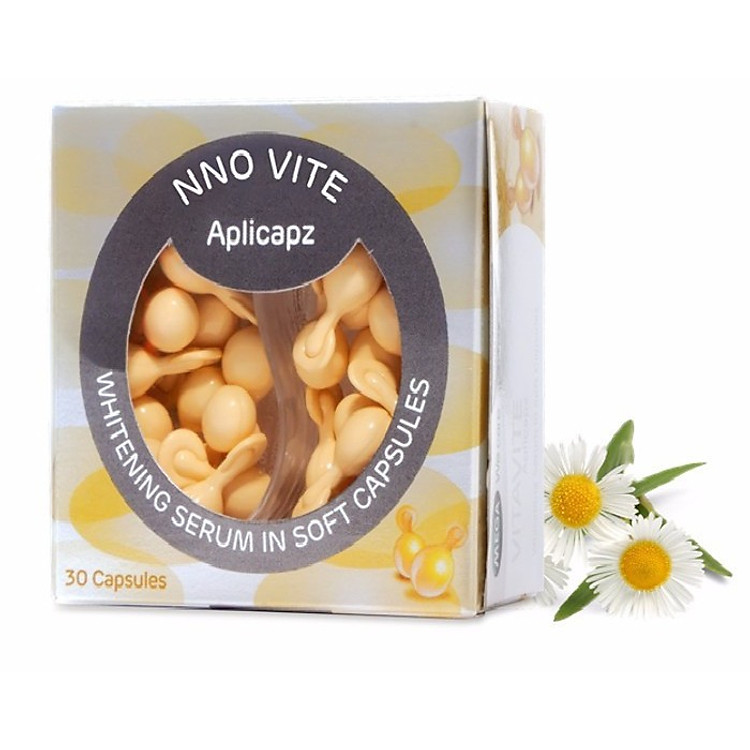 Bộ sản phẩm 2 hộp NNO VITE - Serum dưỡng trắng da, hỗ trợ điều trị thâm mụn, làm mờ thâm nám (02 hộp * 30 viên) + Tặng 01 kềm Nghĩa D206