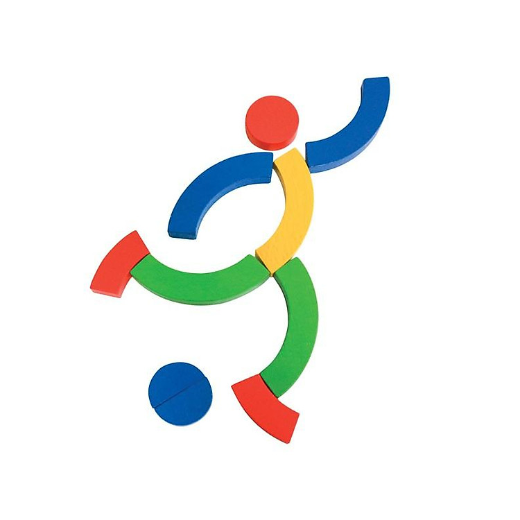 Đồ chơi gỗ Hộp xếp hình thể thao Chính hãng Giá rẻ - Hình ảnh 5