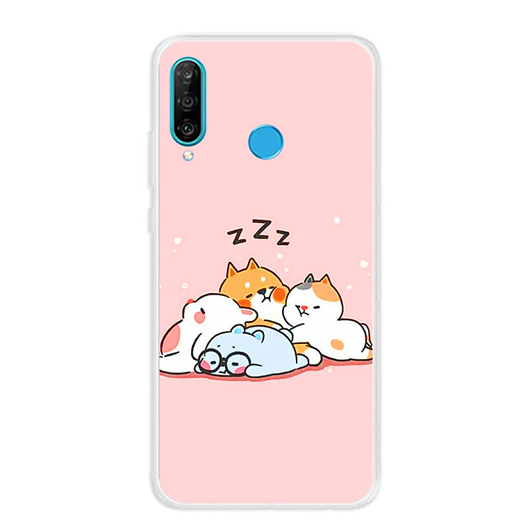 Ốp lưng dẻo cho điện thoại Huawei P30 Lite - 0047 SLEEP - Hàng Chính Hãng