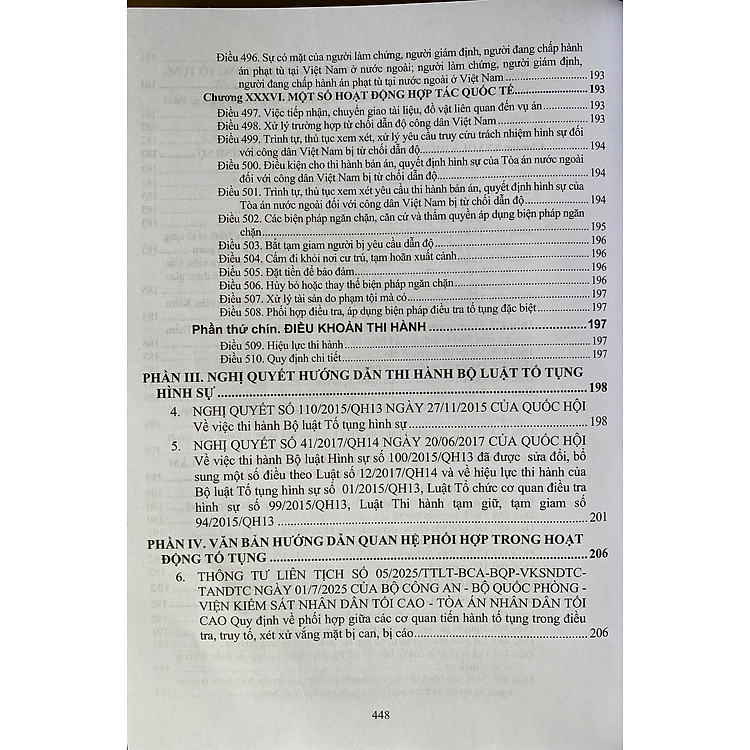 Bộ Luật Tố Tụng Hình Sự Năm 2015 (Sửa đổi, bổ sung năm 2021, 2025) - Ảnh 5