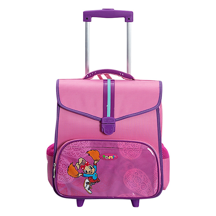 Cặp Kéo Cho Bé Tomi Future 3D Hình In Ngẫu Nhiên - Hồng