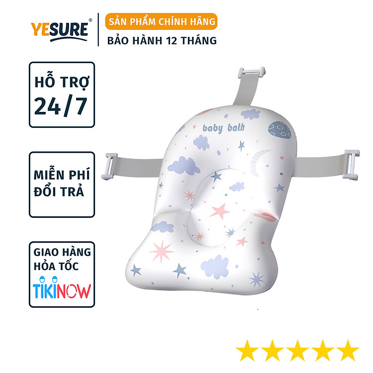 Mua tại Lazada: Đệm Tắm Đỡ Lưng Cho Bé Cleverbees Chính hãng, giá tốt