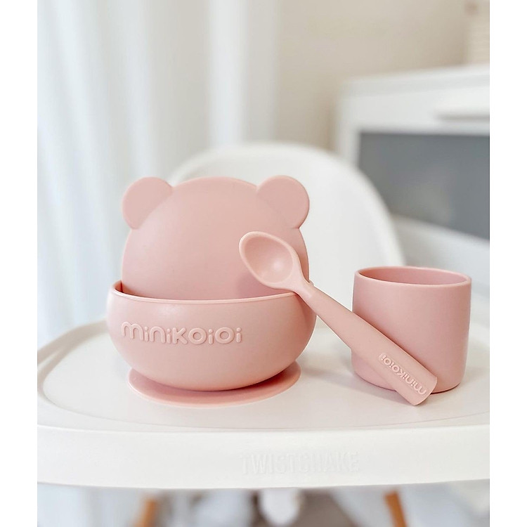Mua Bộ ăn dặm MinikOiOi silicone cao cấp Chính hãng Ưu đãi - Hình ảnh 3
