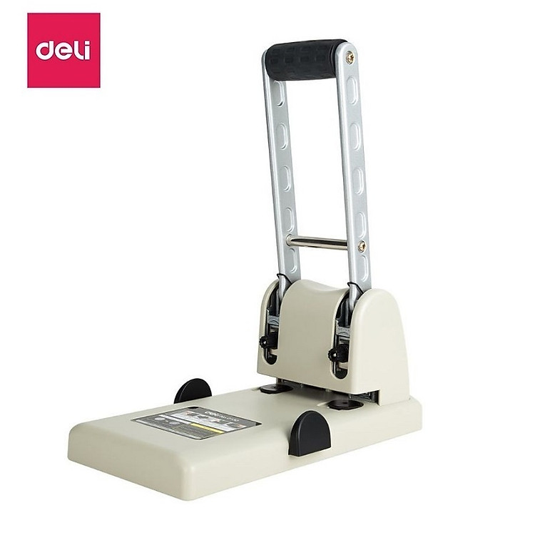 Máy đục lỗ Deli 0130 I Đục 2 lỗ 100 tờ / lần - Đục lỗ E0130 có lưỡi 0132 thay thế