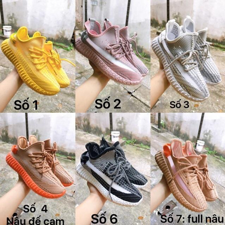 Giày Thể Thao Cực Chất, Đế Cao Su Trong Siêu Đẹp Đủ 06 Màu (hàng fullbox) - Dung Giay