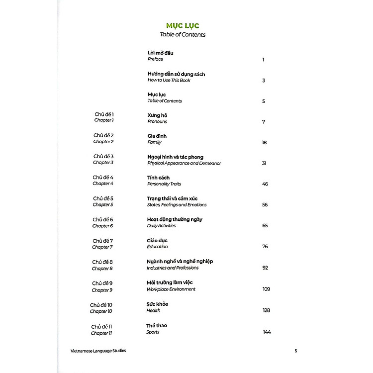 The Matic Vietnamese & English Vocabulary – Tập 1