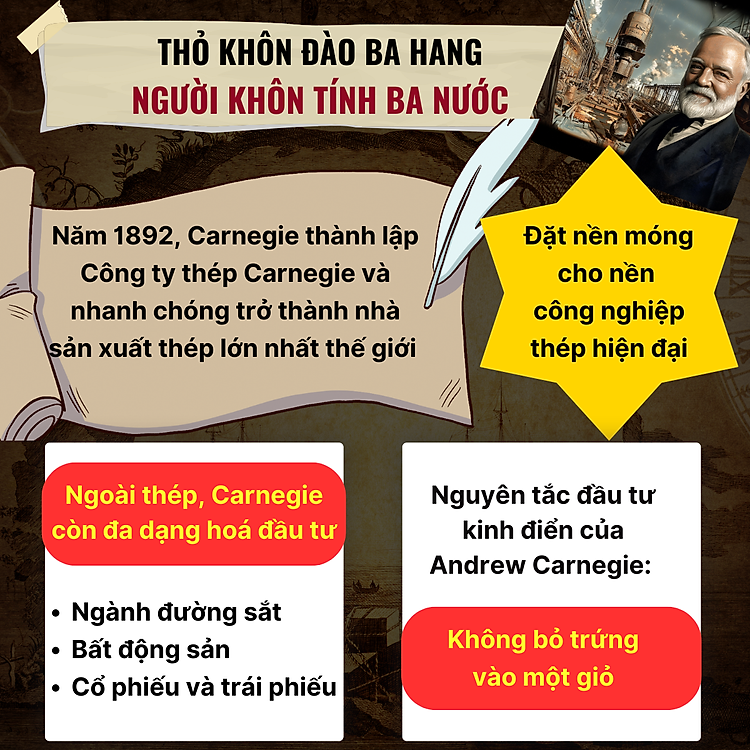 Đại tư bản Mỹ Andrew Carnegie Vua thép và Morgan Napoleon của phố Wall - Ảnh 6