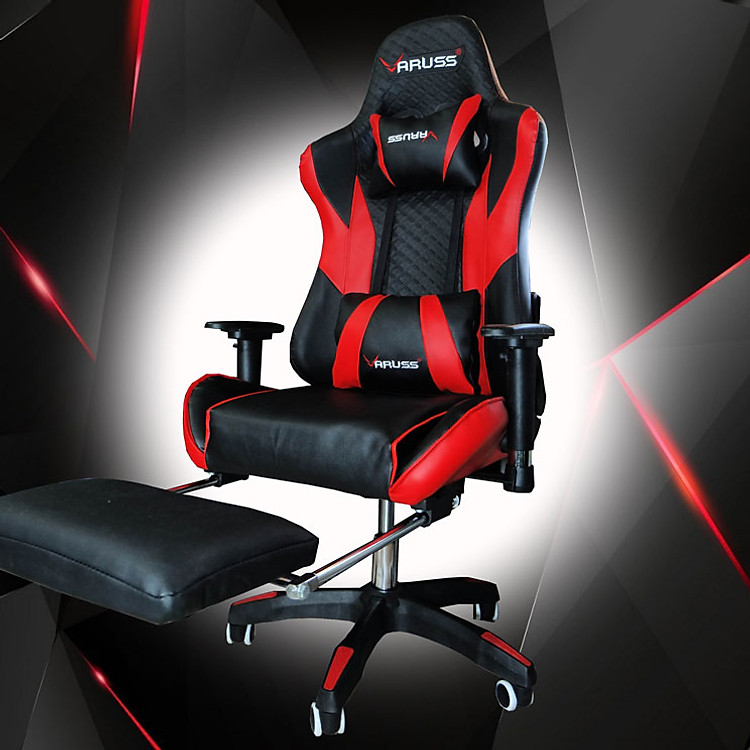 Ghế Gaming Alpha RED - Chính hãng (phiên bản có gác chân)