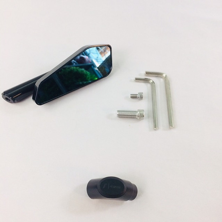 Kính gương chiếu hậu chiếc lá nhỏ rizoma bên trái