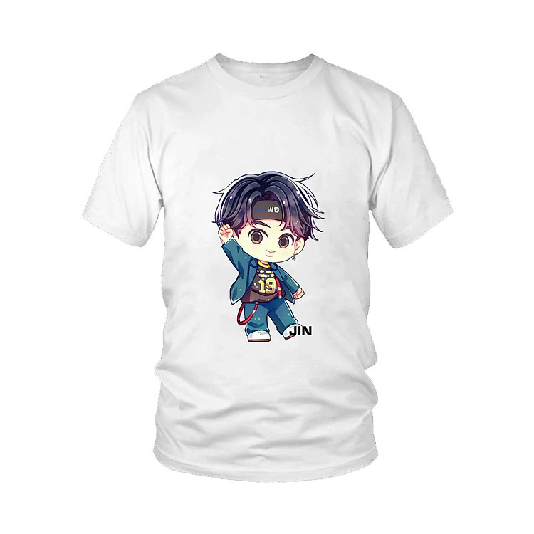 Áo thun nữ Jin Chibi nhóm nhạc BTS M5
