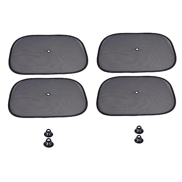 Bộ 4 màn che nắng cửa sổ tròn cho xe ô tô