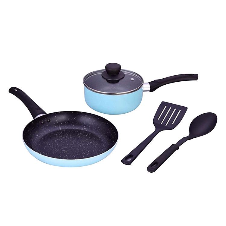 Bộ Nồi (16cm) + Chảo (22cm) Không Đáy Từ Kangaroo KG676M