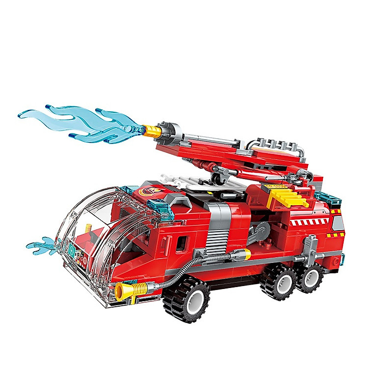 Hộp đồ chơi lắp ráp Biệt đội cứu hỏa 8in1 Chính hãng Ưu đãi - Hình ảnh 3