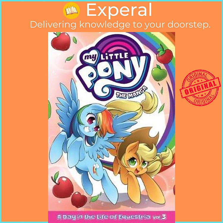 Sách - My Little Pony: The Manga - A Day in the Life of Equestria Vol. 3 by David Lumsdon (US edition, paperback)