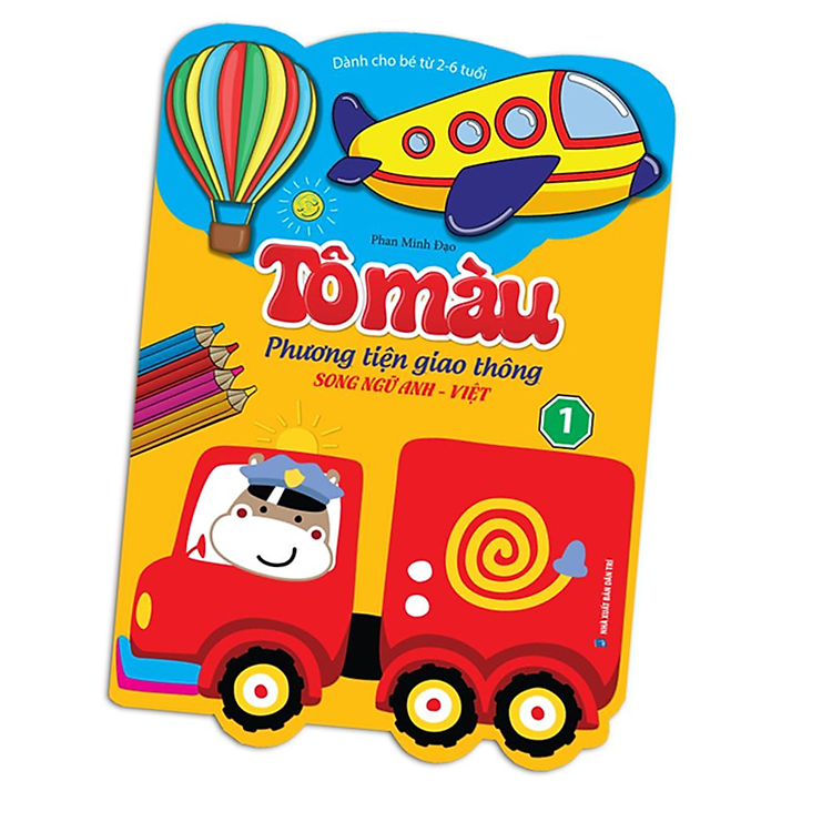 Tô Màu Phương Tiện Giao Thông Song Ngữ Anh Việt - Tập 1 - Ảnh 2