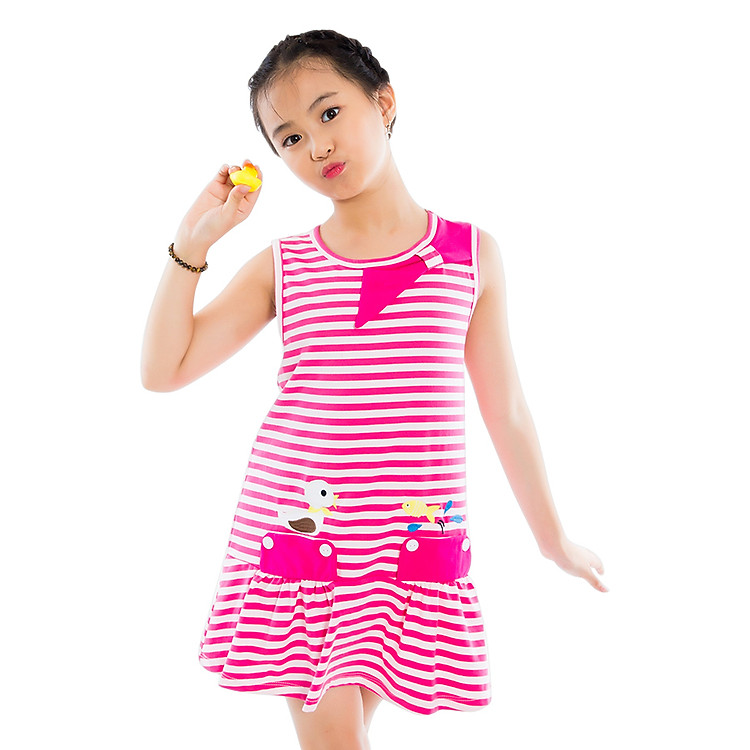 Đầm Thun Bé Gái V.T.A.Kids 28071021