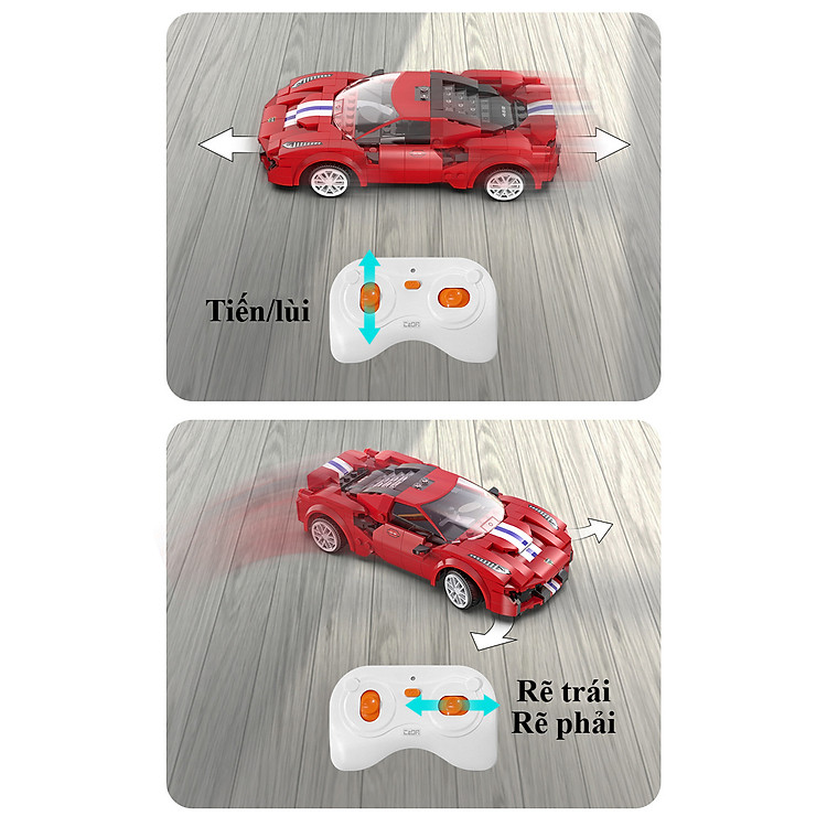 Bộ Đồ Chơi Lắp Ghép Xe Đua Ferrari Chính hãng Ưu đãi - Hình ảnh 5