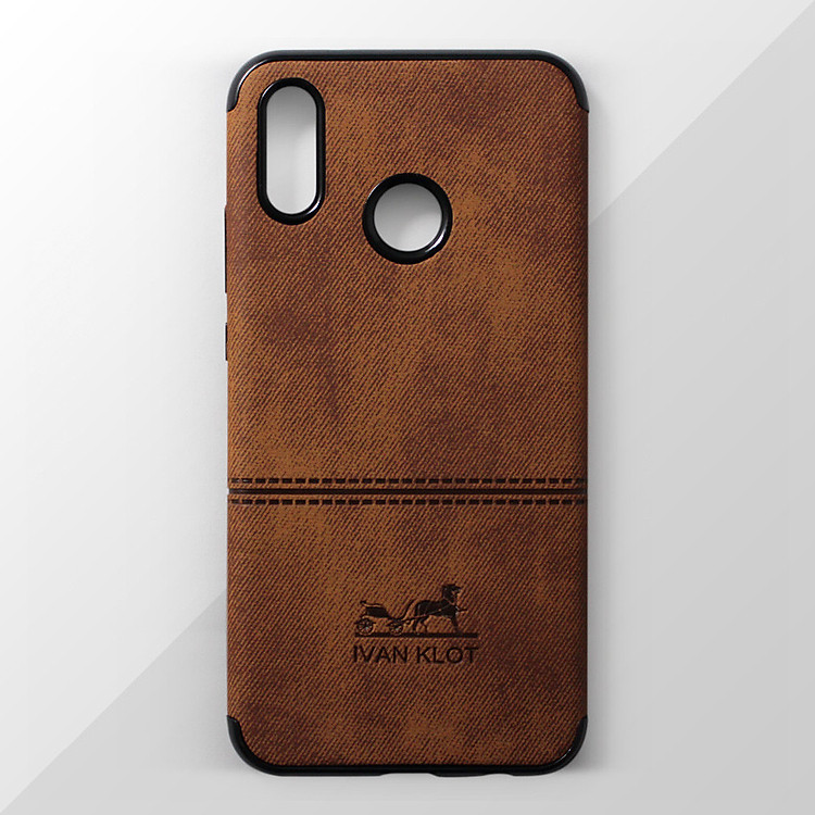 Ốp lưng dành cho Huawei Nova 3e vân vải bố Ivan Klot