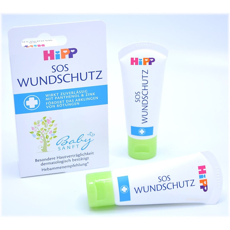 Combo 2 Tuýp Kem Hỗ trợ chữa trị Hăm, Giảm Mẩn Đỏ - dưỡng da trẻ em HiPP SOS (20ml x 2 tuýp)