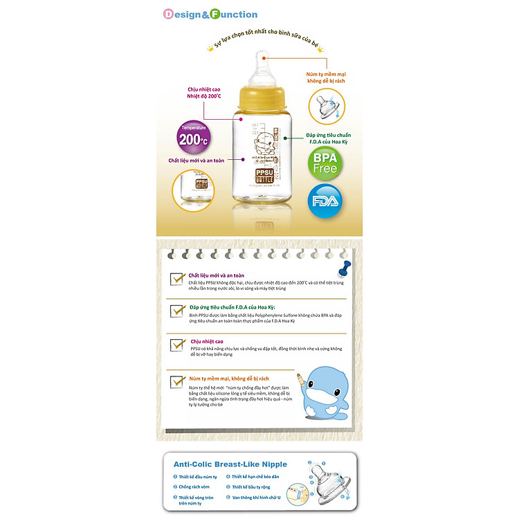 Bình sữa cổ thường PPSU KUKU KU5831 140ML Chính hãng Giá rẻ - Hình ảnh 4