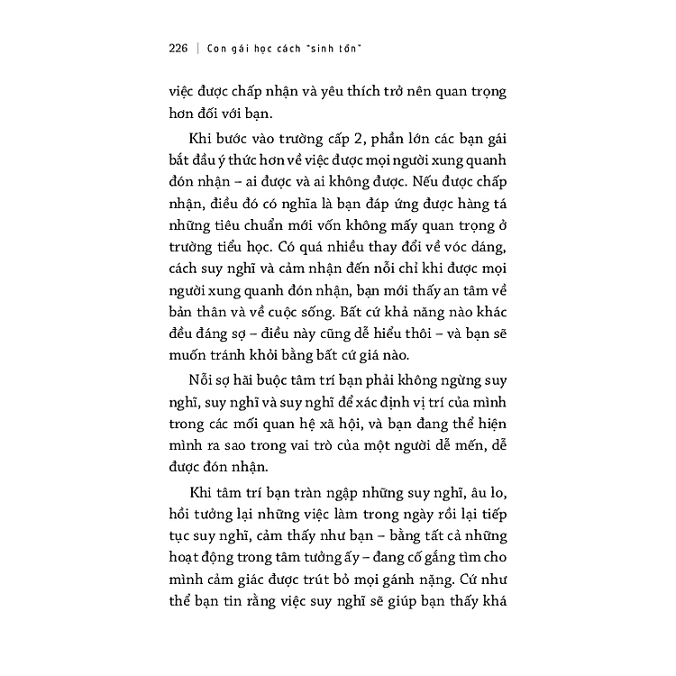 Con Gái Học Cách “Sinh Tồn” - 10 Bí Quyết Tâm Lý Để Tuổi Trẻ Của Bạn Ở Một Đẳng Cấp Khác - Ảnh 7