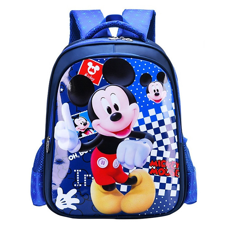 Ba lô mẫu giáo, học sinh cấp 1 siêu nhẹ, chống thấm nước - Micky