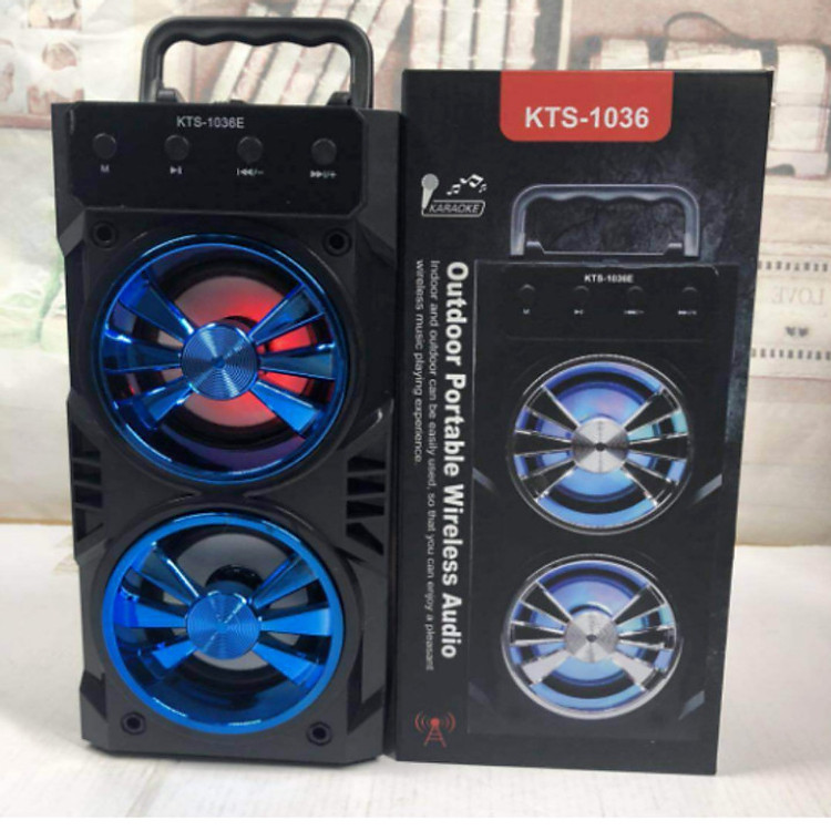 LOA KARAOKE BLUETOOTH KTS 1036 TẶNG KÈM MICRO DÂY