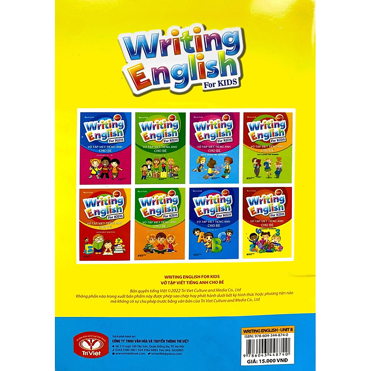 Vở Tập Viết Tiếng Anh Cho Bé - Tập 8 - Ảnh 4