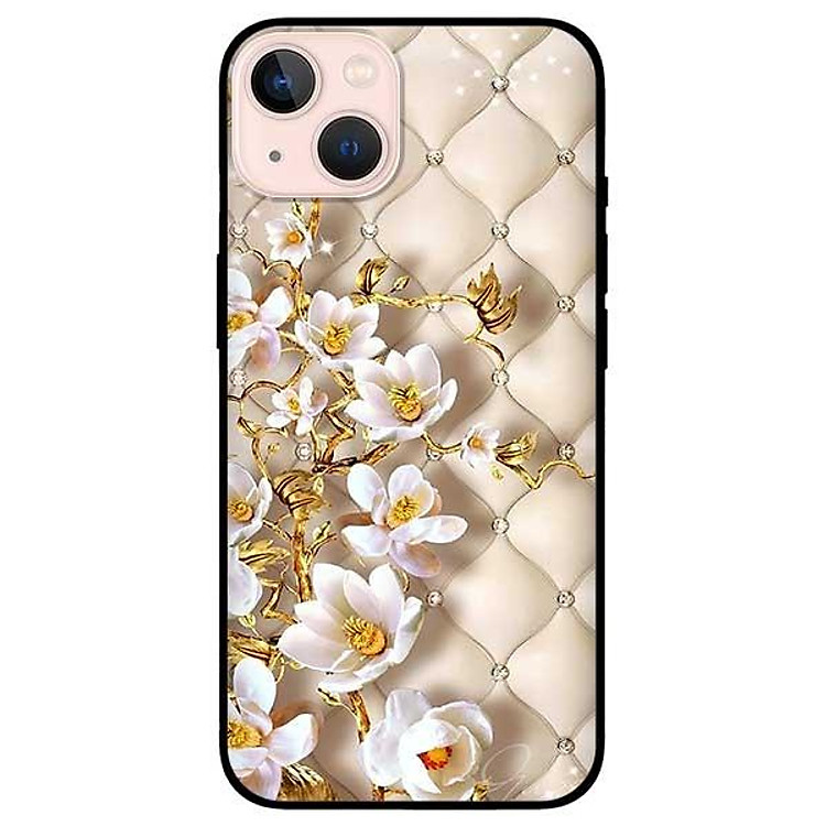 Ốp lưng dành cho Iphone 13 Mini - Iphone 13 - Iphone 13 Pro - Iphone 13 Pro Max - Hoa Văn Nhánh Hoa Trắng