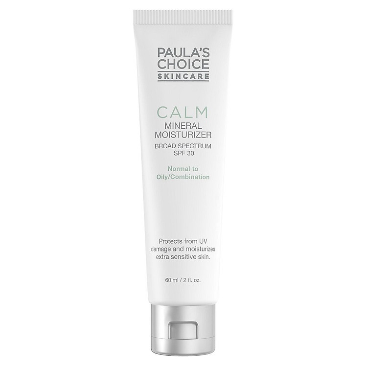 Sữa dưỡng ẩm chống nắng ban ngày chống lão hóa da dầu nhạy cảm Paula's Choice Calm Mineral Moisturizer SPF 30 60ml